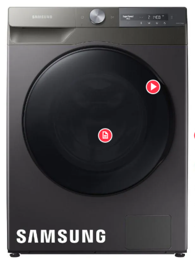 Lavaseca Samsung 12.5KG 7KG Gris